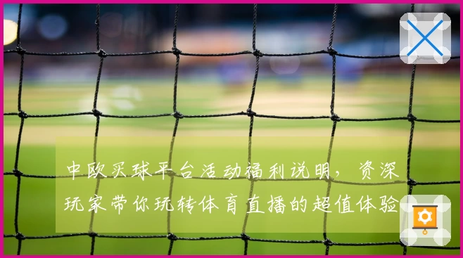 中欧买球平台活动福利说明，资深玩家带你玩转体育直播的超值体验